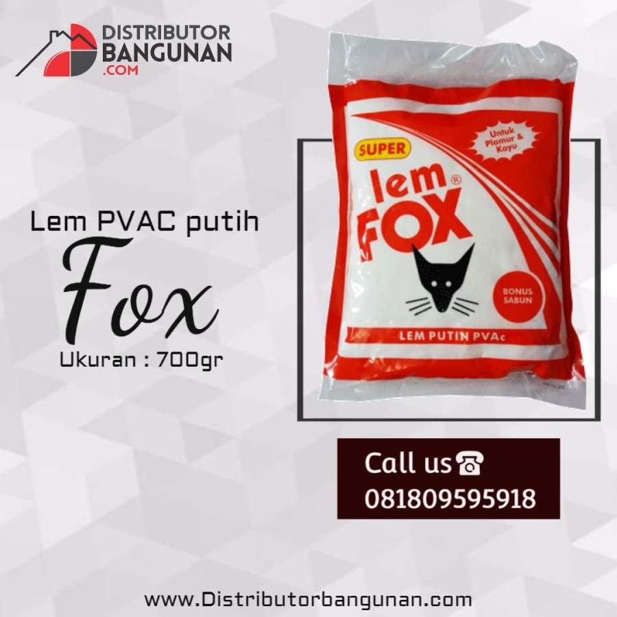 

Lem 700 gr Pvac Putih FOX