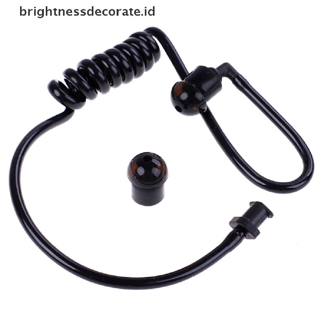 Tabung Udara Akustik Pengganti Warna Hitam Untuk Headset Earpiece Radio