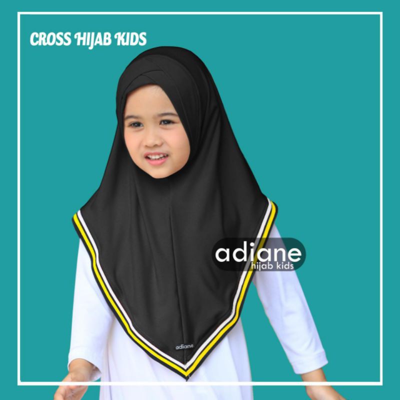 Cross hijab kida by adiane / hijab anak