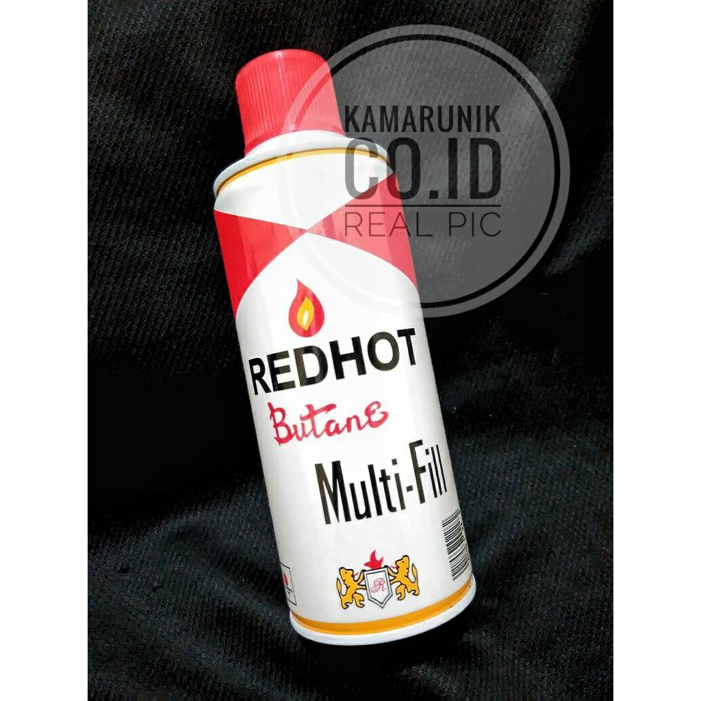 Best Item! GAS BUTANE, ISI ULANG KOREK, REFILL GAS REDHOt