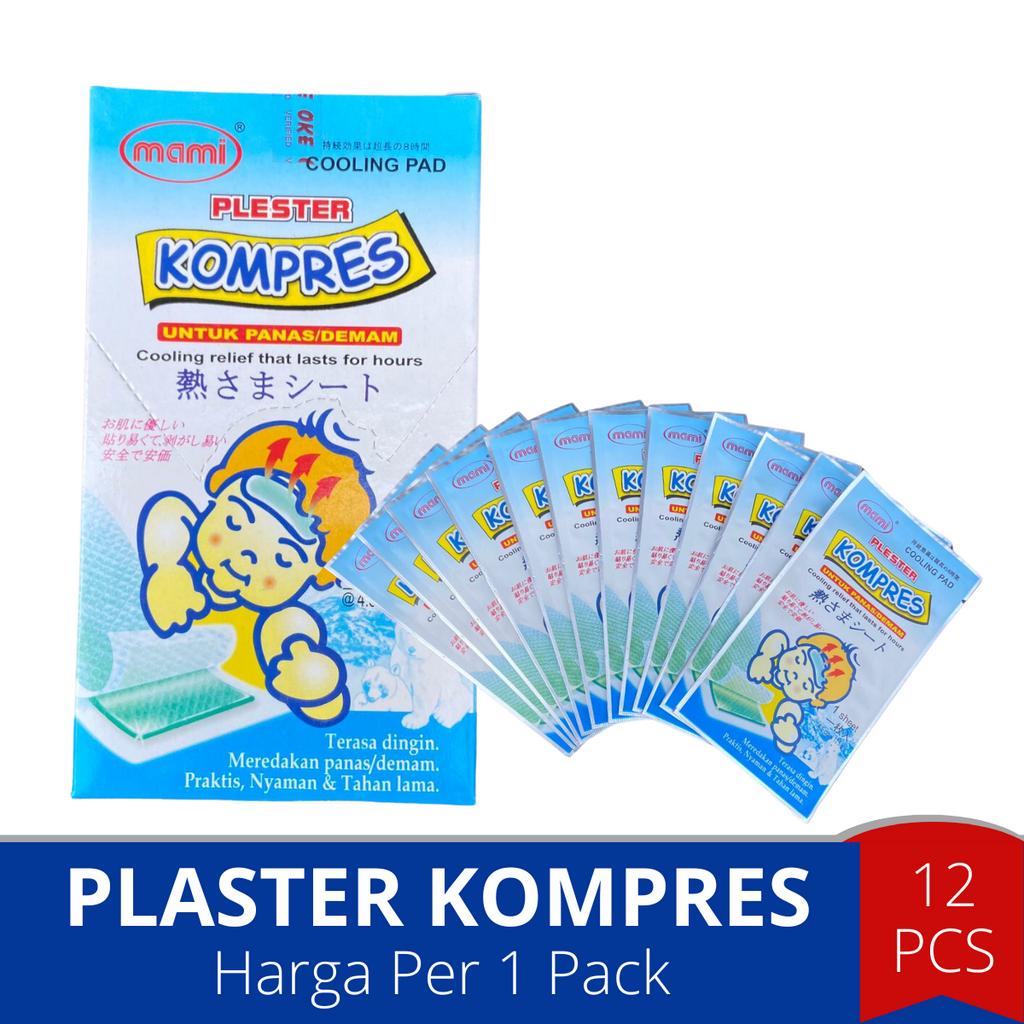 Plester Mami Kompres Praktis Meredakan Demam Panas Anak Terasa Dingin Tahan Lama - ORIGINAL