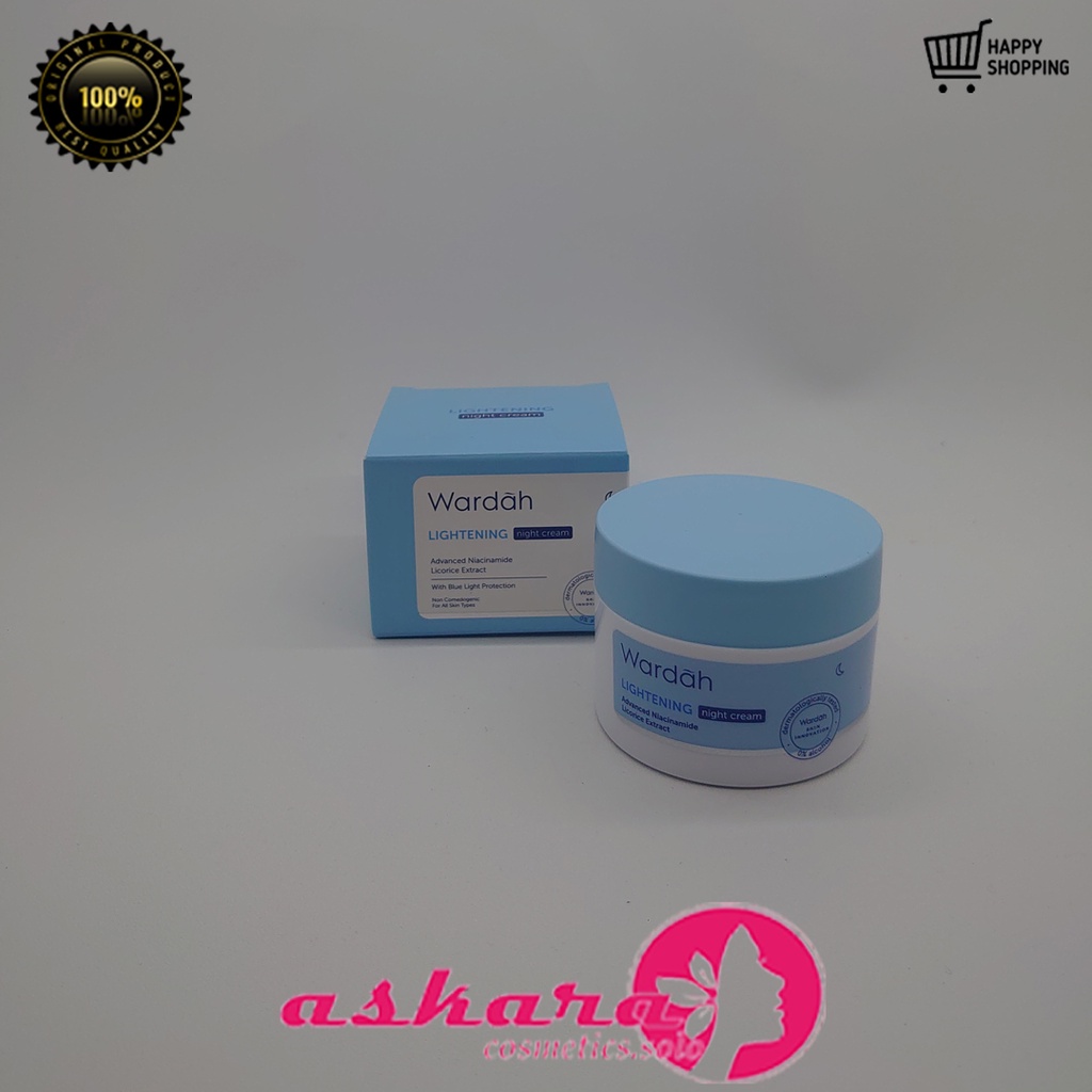 Wardah Lightening Night Cream / Wardah Lightening Night Cream Series