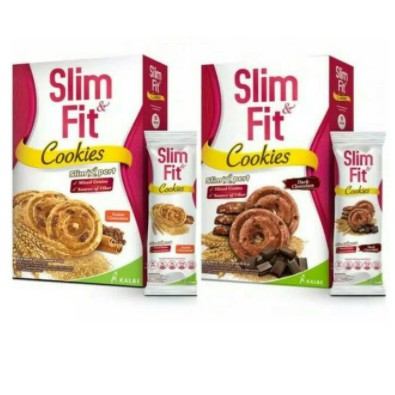 

Slim Fit Cookies Kalbe Slim & Fit Cookies 220G ( 10 Sachet @22G )