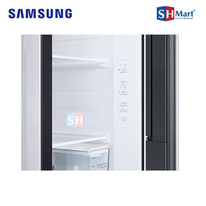 KULKAS SIDE BY SIDE SAMSUNG KAPASITAS 669 LITER  RH64A53F1B4/SE WITH FOOD SHOWCASE (MEDAN)