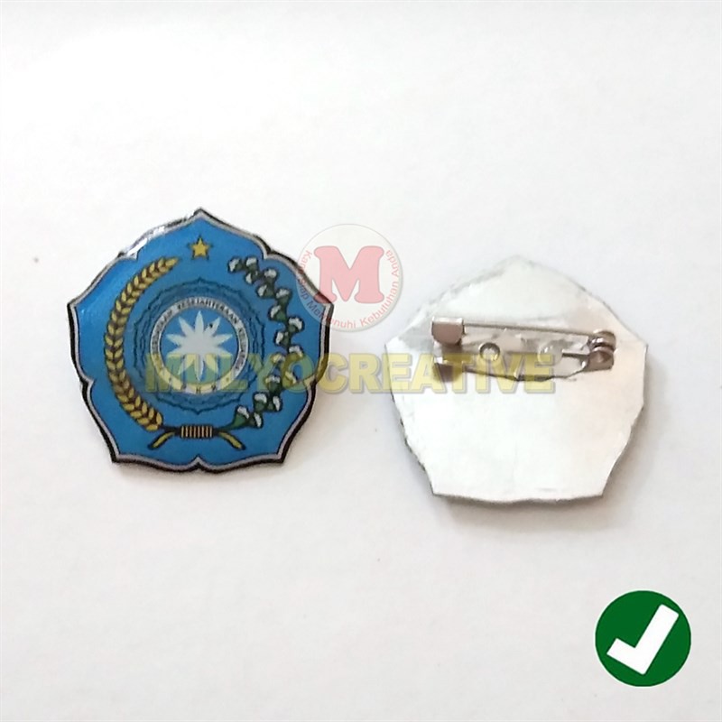 Lencana Bros Logo PKK - Pin Bros Logo PKK Warna Biru Murah