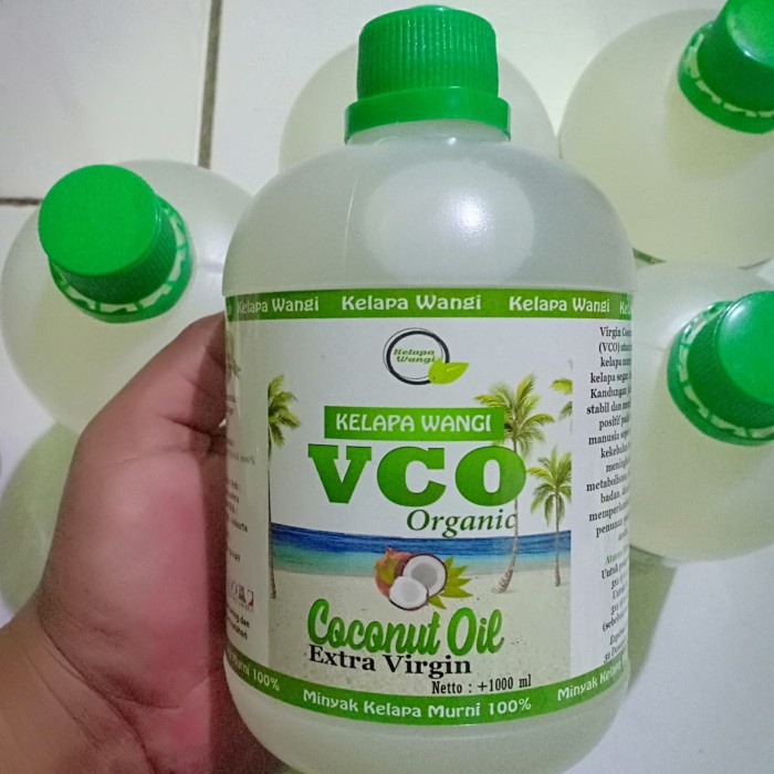 

MINYAK KELAPA MURNI ORGANIK/VIRGIN COCONUT OIL/VCO 1000 ML