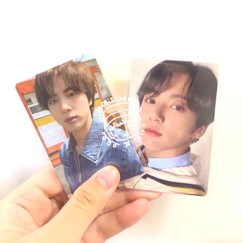 Jual Bundle Photocard Jungkook Mots Ver Pob Seokjin Butter Bts Shopee Indonesia