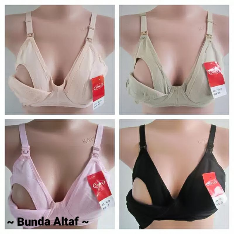 Bra Menyusui Nursing Bra Tanpa Kawat Kait 2 | BH Menyusui Sorex 8119