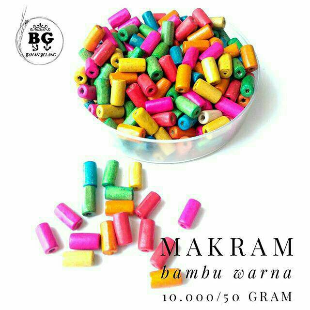 Makram bambu Warna