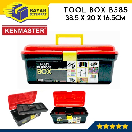 Toolbox Kenmaster B385 Kotak Tempat Penyimpan Perkakas Alat Tool Box