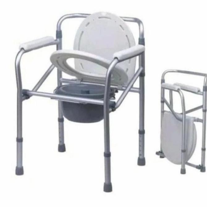 Kursi bab tanpa roda/commode chair kursi buang air/kusi bab lansia