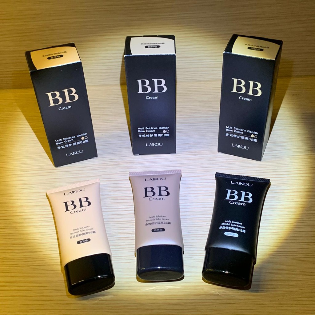 LAIKOU BB Cream Pelembab Wajah Multi Solutions Blemish Balm Cream