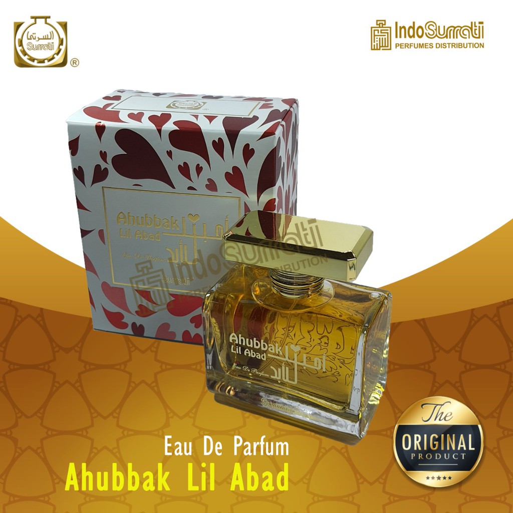 Parfume Surrati Ahubbak LIl Abad 100Ml Original surrati