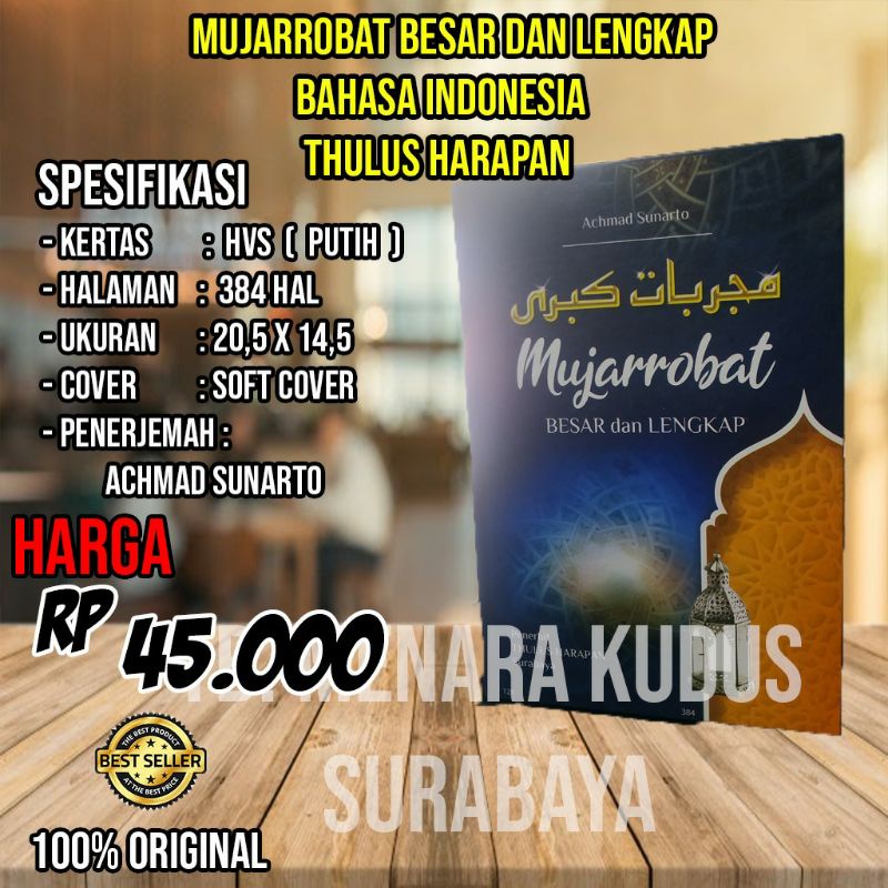 Mujarobat terj. Indo besar HC HVS