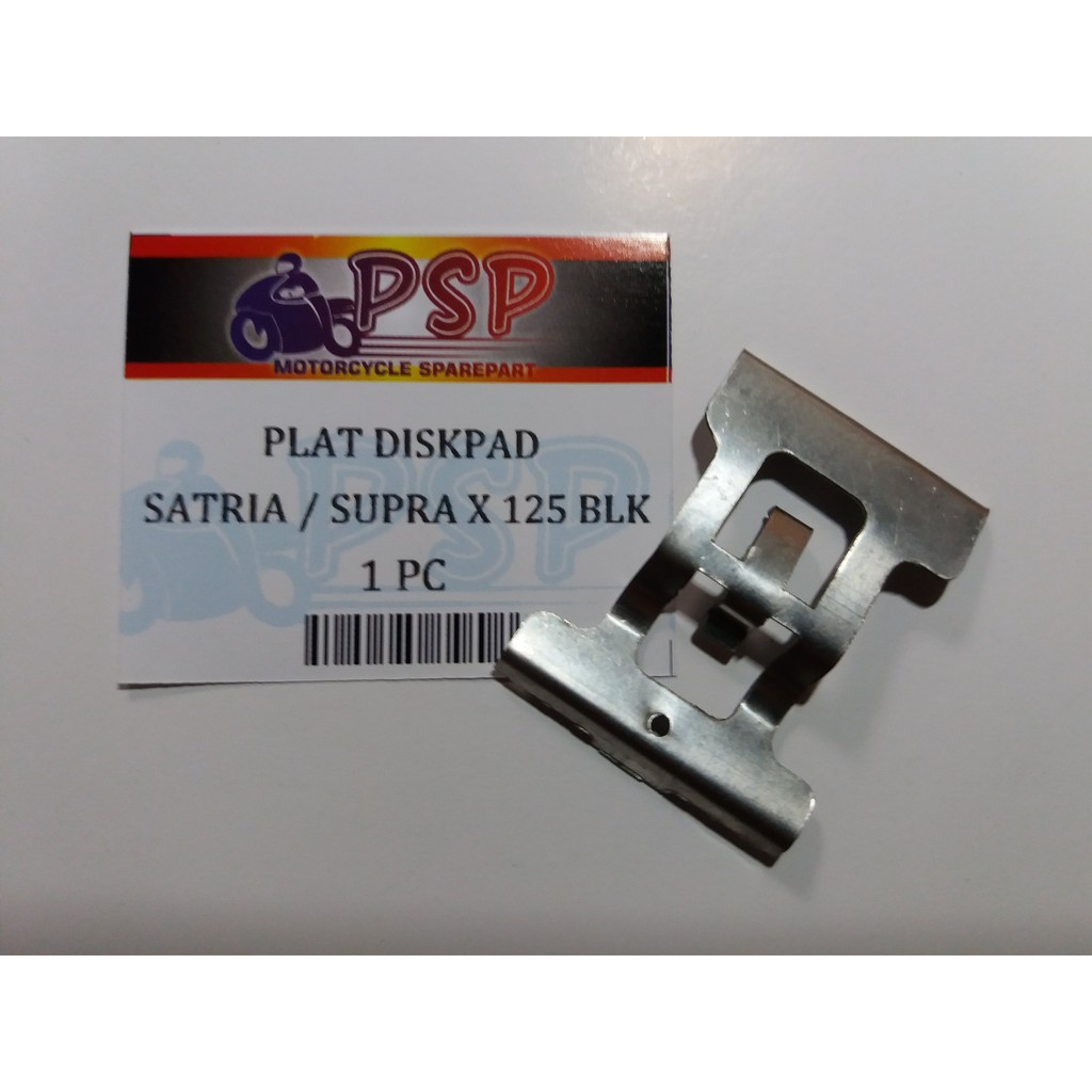Plat Diskpad Satria FU / Supra x 125 (Belakang) - Plat Seng Tahanan Dispat Dispad Kampas Rem Suzuki