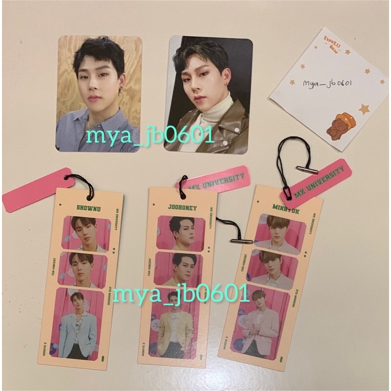 Monsta X fancon mx university pc/bookmark