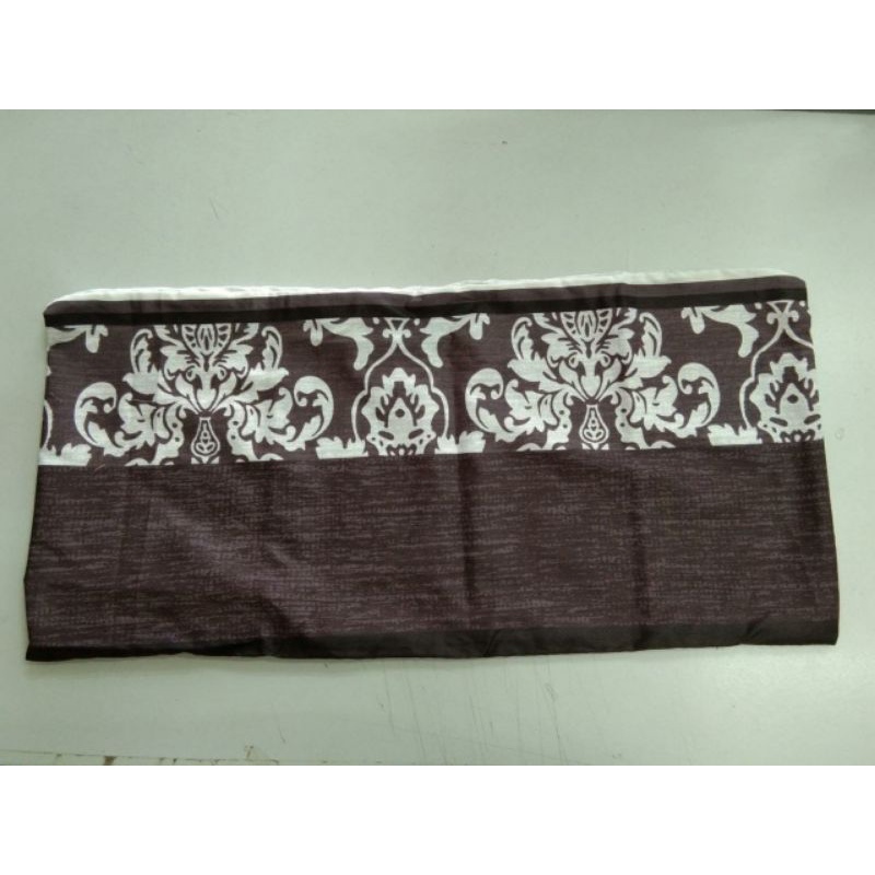 Sarung Bantal Cinta Mini Sarban Peluk Kecil 30 x 60 cm Motif Abstrak Batik Petra Biru Coklat Abu Kom