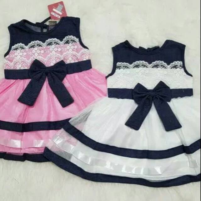 Baju Bayi Perempuan Gaun Pesta  Pita