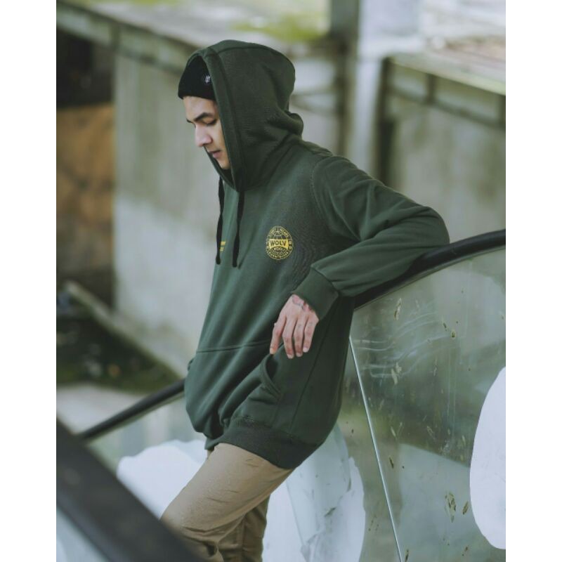 Sweater Hoodie Premium Wolv Sweater Pria Jaket Distro Supermacy Wolvpack