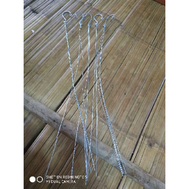 Kawat pot gantung panjang 60 cm