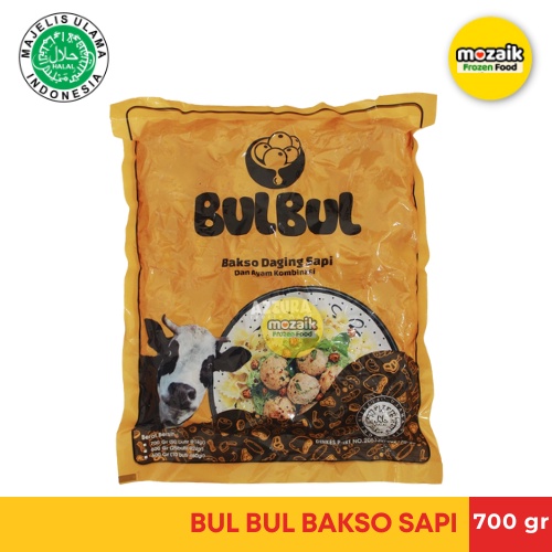 Bul-bul Bakso Daging Sapi isi 50 Frozen Mart Frozen Food Palembang 700 gr