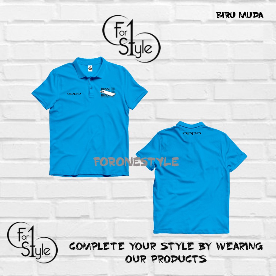 Polo Shirt Kaos Polo Oppo Reno 6 Kaos Handphone