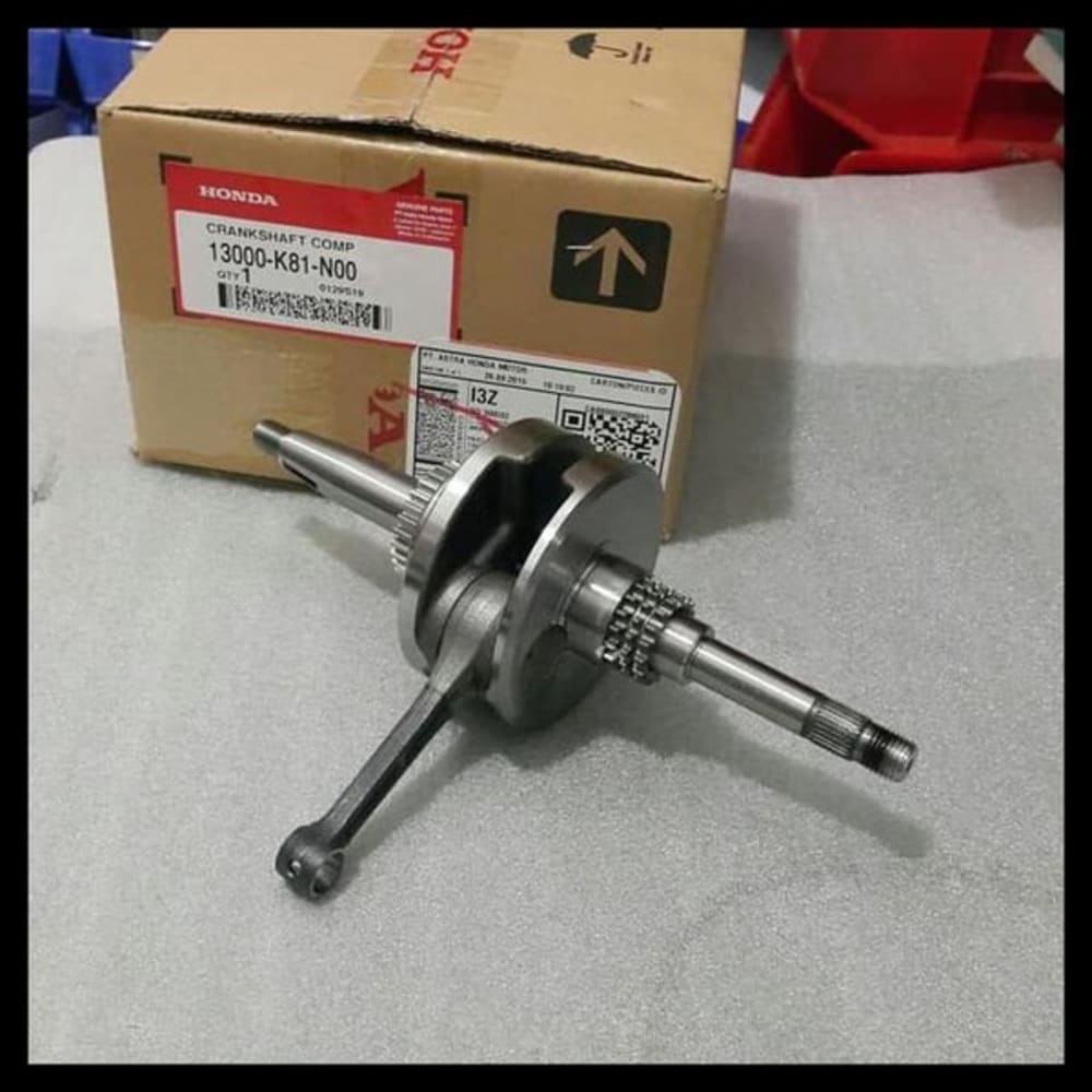 Kruk As CrankShaft Assy - BEAT FI Starter KASAR 2013 - 2014 Asli Honda 1300AKZLC30