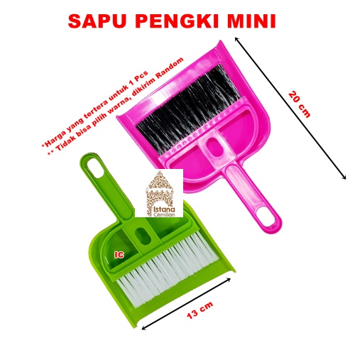 Sapu Pengki Set Mini | Pembersih Lantai Sisa Cemilan