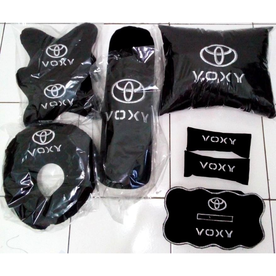 Bantal mobil Toyota Voxy aksesoris interior sandaran kepala sandaran punggung 6 in 1