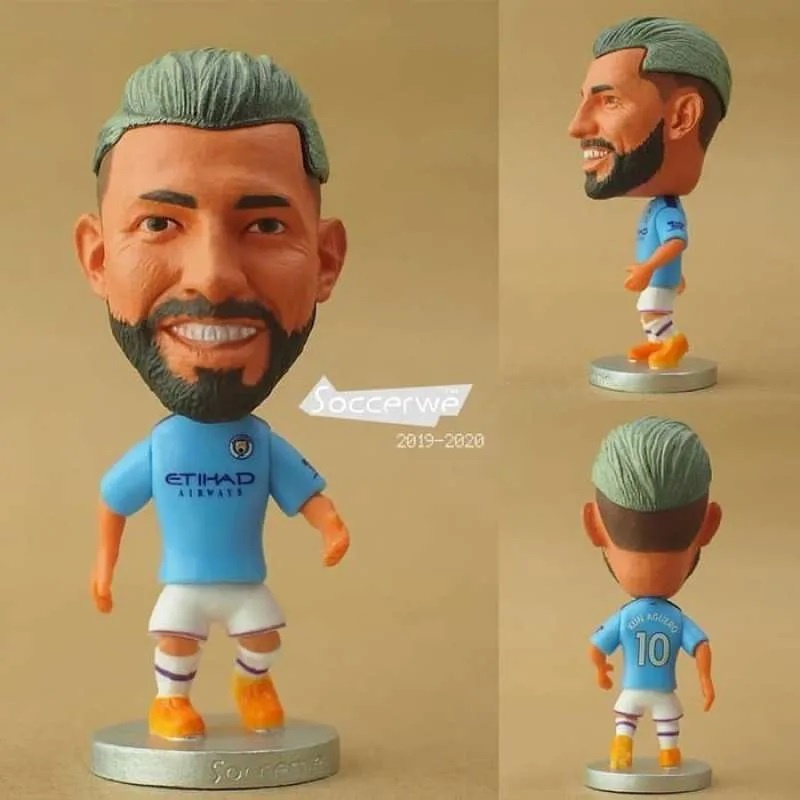 Soccerwe Soccer Action Figure - Sergio Aguero Manchester City