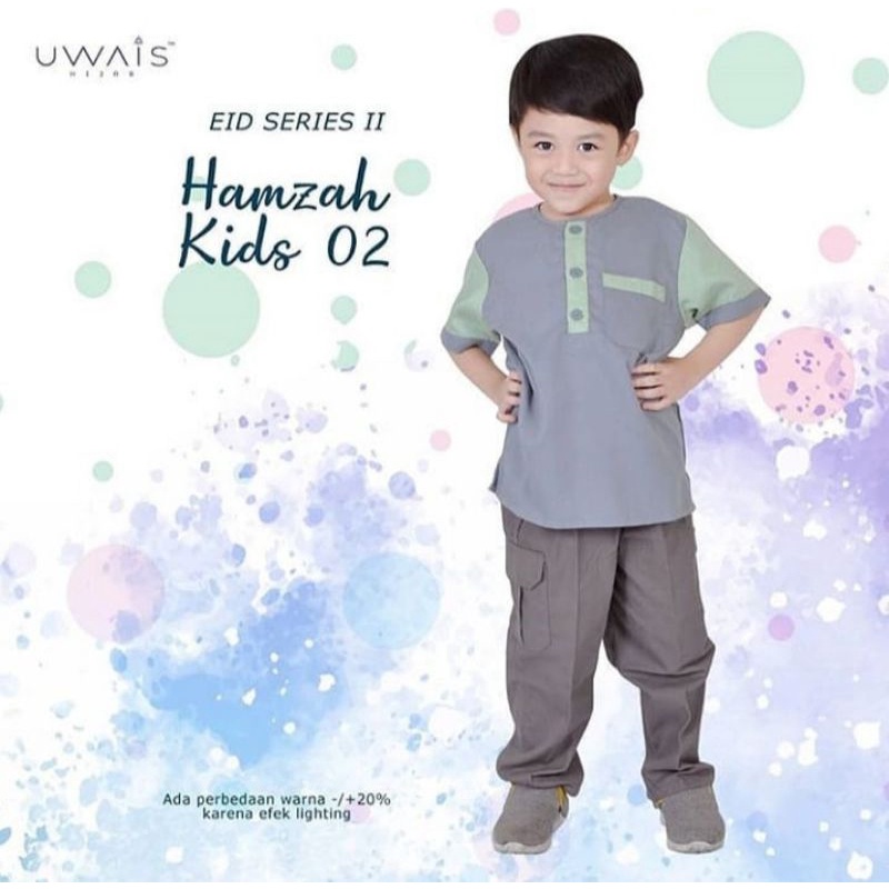 Hamzah koko kids lengan pendek by uwais hijab