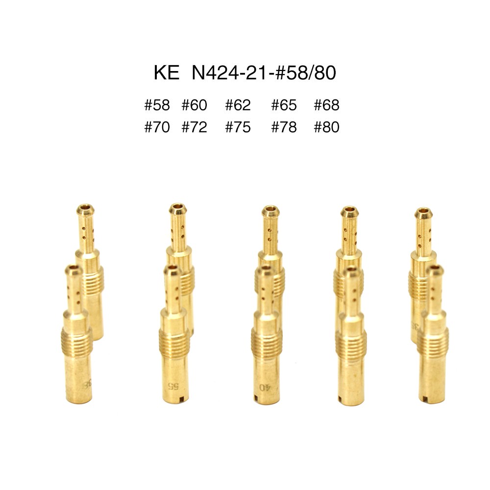Zsdtrp 10pcs Nozzle Injektor Karburator Motor Untuk Keihin Koso Oko Pe Cvk Fcr-4