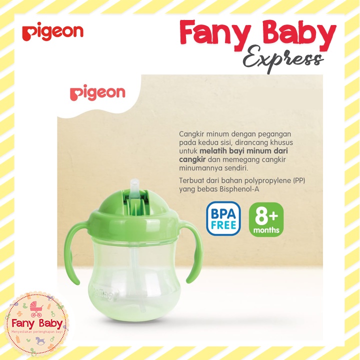 PIGEON MAG MAG STRAW CUP HANGING TYPE IMPORT 200ML