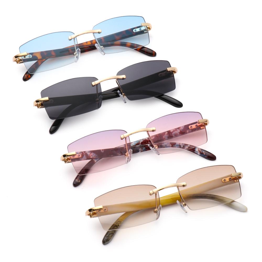 Lily Punk Kacamata Hitam Pria Wanita Gradient Eyewear Fashion Shades