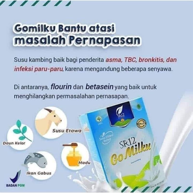 

Susu kambing ettawa Gomilku SR12