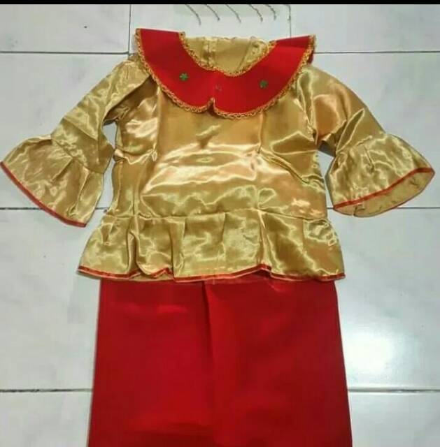 Baju adat betawi cadar anak2 size XL