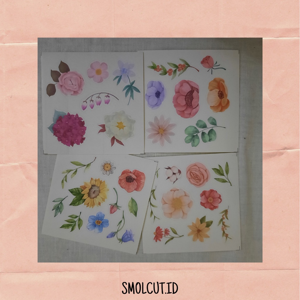 

Sticker Deco Aesthetic FLOWER / Stiker Dekorasi Gambar Bunga / Stiker bunga cantik / gambar bunga