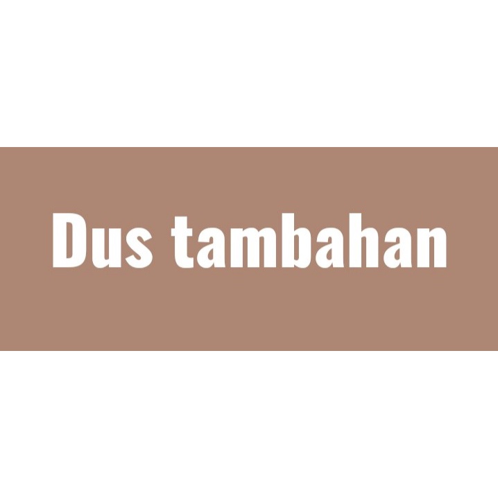 

Dus Ekstrak Tambahan Packing Dus coklat