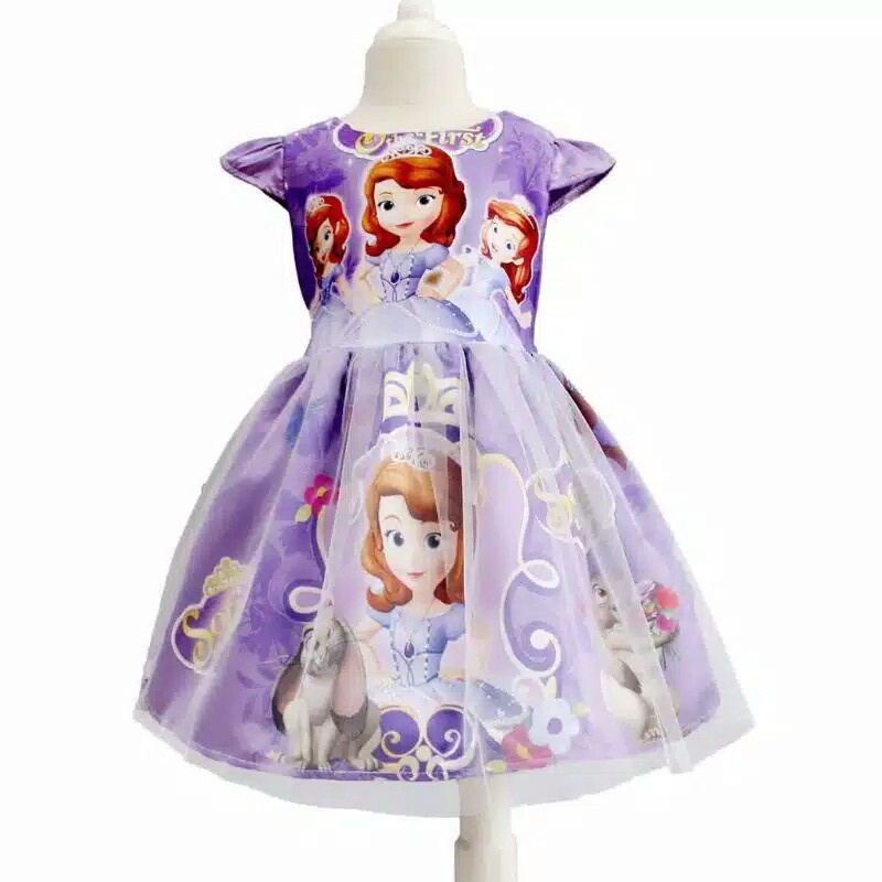 Dress Sofia Anak Import
