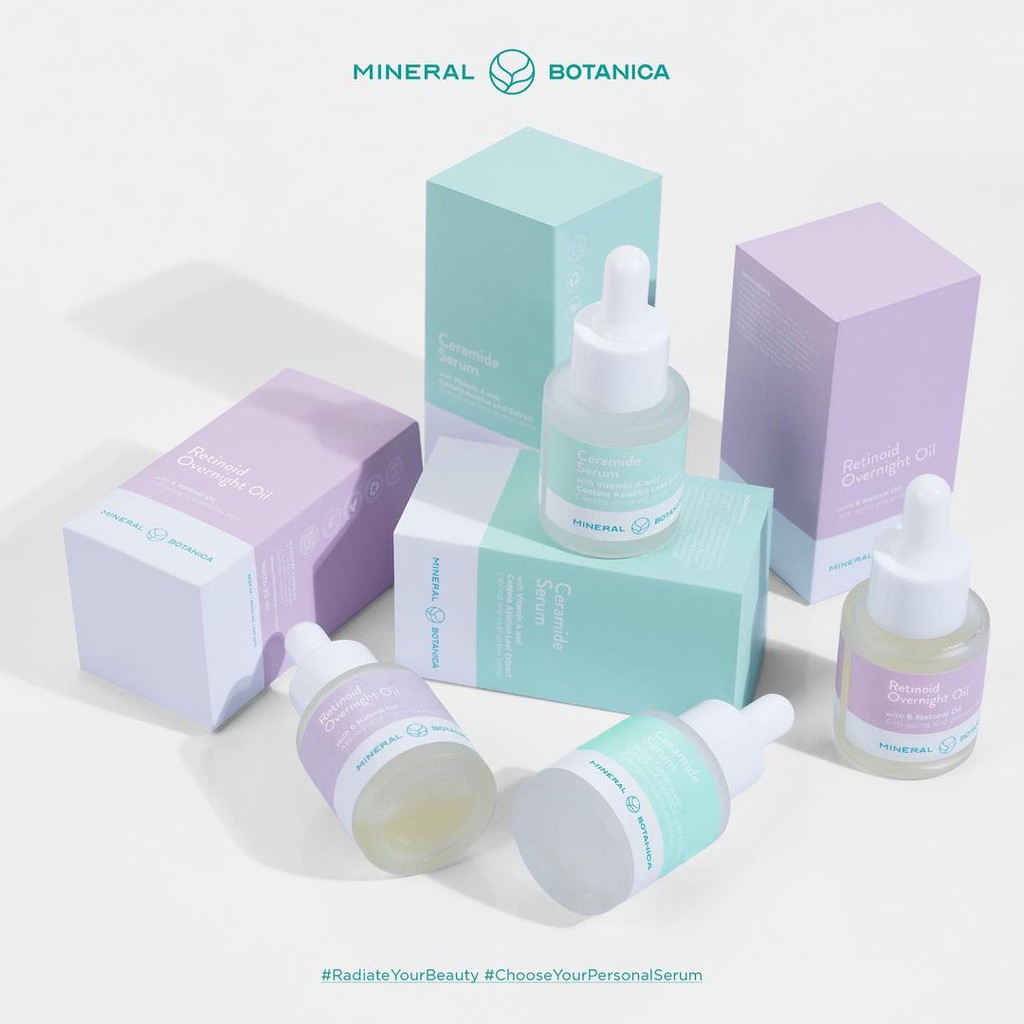 ⭐ BAGUS ⭐ MINERAL BOTANICA FACE SERUM | Retinoid Ceramide Niacinamide Hyaluronic Acid