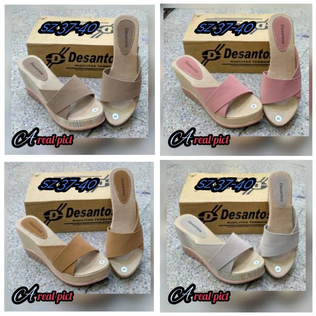 Sandal Wedges Desantos