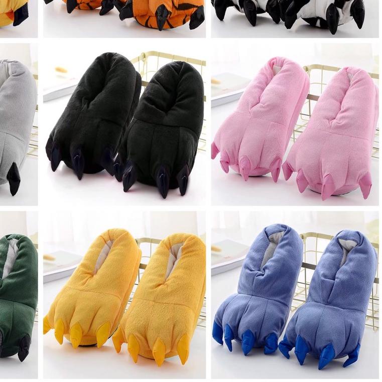 ۝ SEPATU ONESIE SANDAL RUMAH CLAW DINOSAURUS DINO ☏