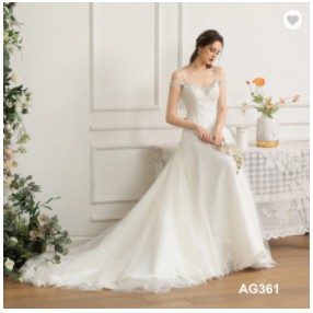 Gaun pengantin ekor putih backless dresses