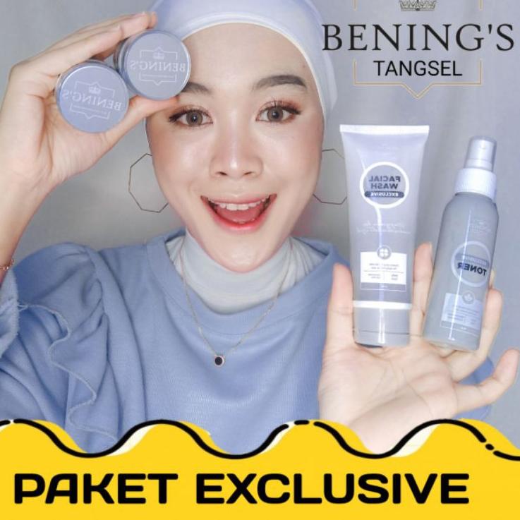 ☜ BENING SKINCARE DR OKY PRATAMA PAKET EXLUSIVE/BENINGS CLINIC/BENING SKINCARE/PAKET KECANTIKAN ◄