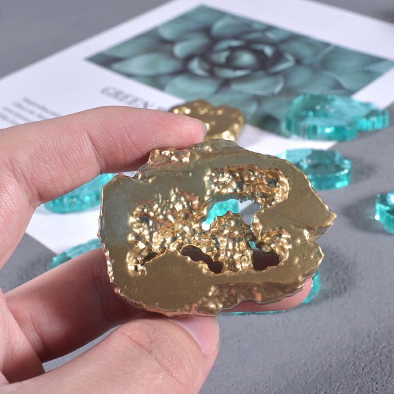 Siy Cetakan Kristal Epoksi Uv Asimetris Untuk Ornamen Kalunganting