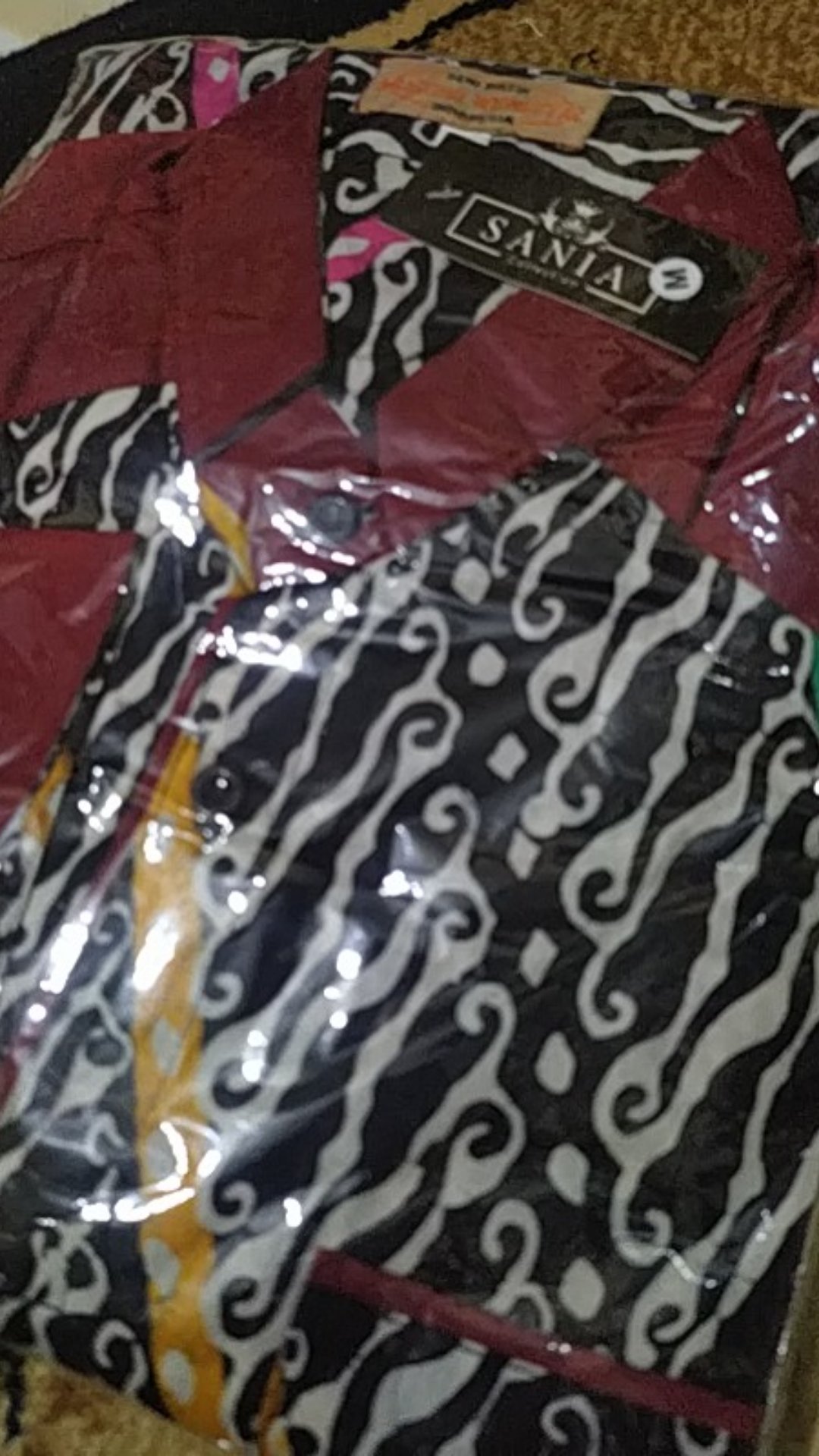 Batik Couple Sarimbit  Katun Cap Mix Toyobo Dress Clemira Kemeja Afdal