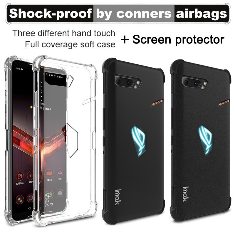 ASUS ROG PHONE 2 3 ANTICRACK IMAK SOFTCASE PROTECTIVE CASE ASUS ROG phone 2/3