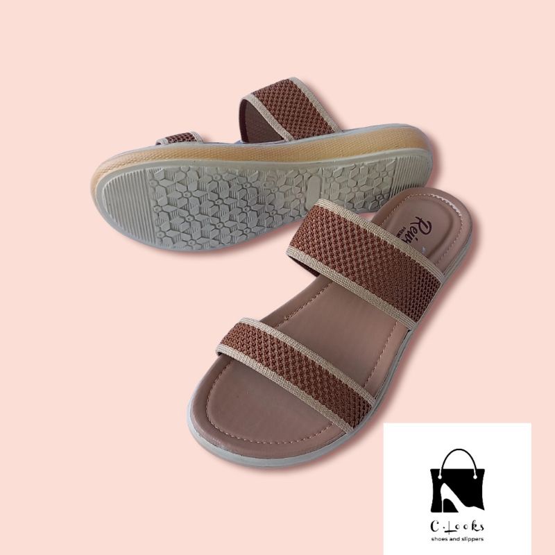 Sandal Slop Wanita Reivana Sandal Santai Nyaman