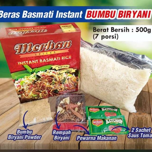 

Nasi Biryani Merhan Instan