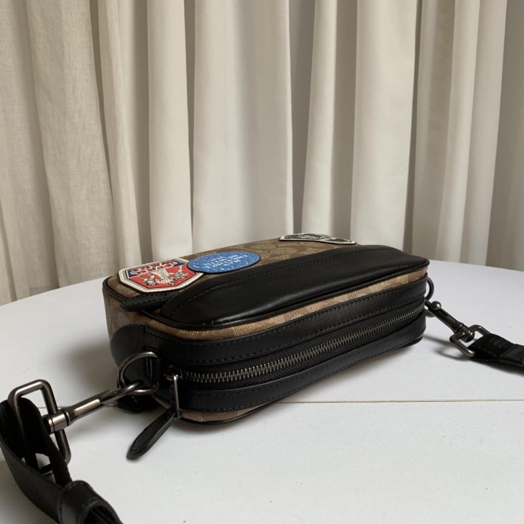 TAS PRIA crossbody tas selempang bahu men 89188 STARWAR MEN SHOULDER BAG sling bag leather badge bag logo emboss